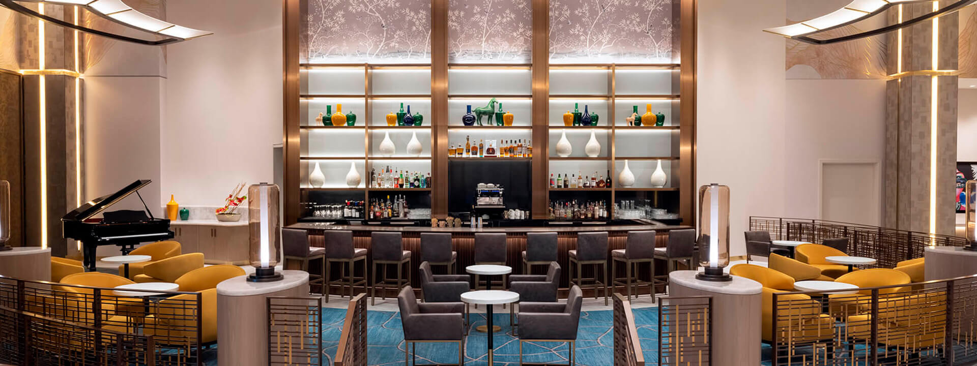 Conrad Lobby Bar Interior