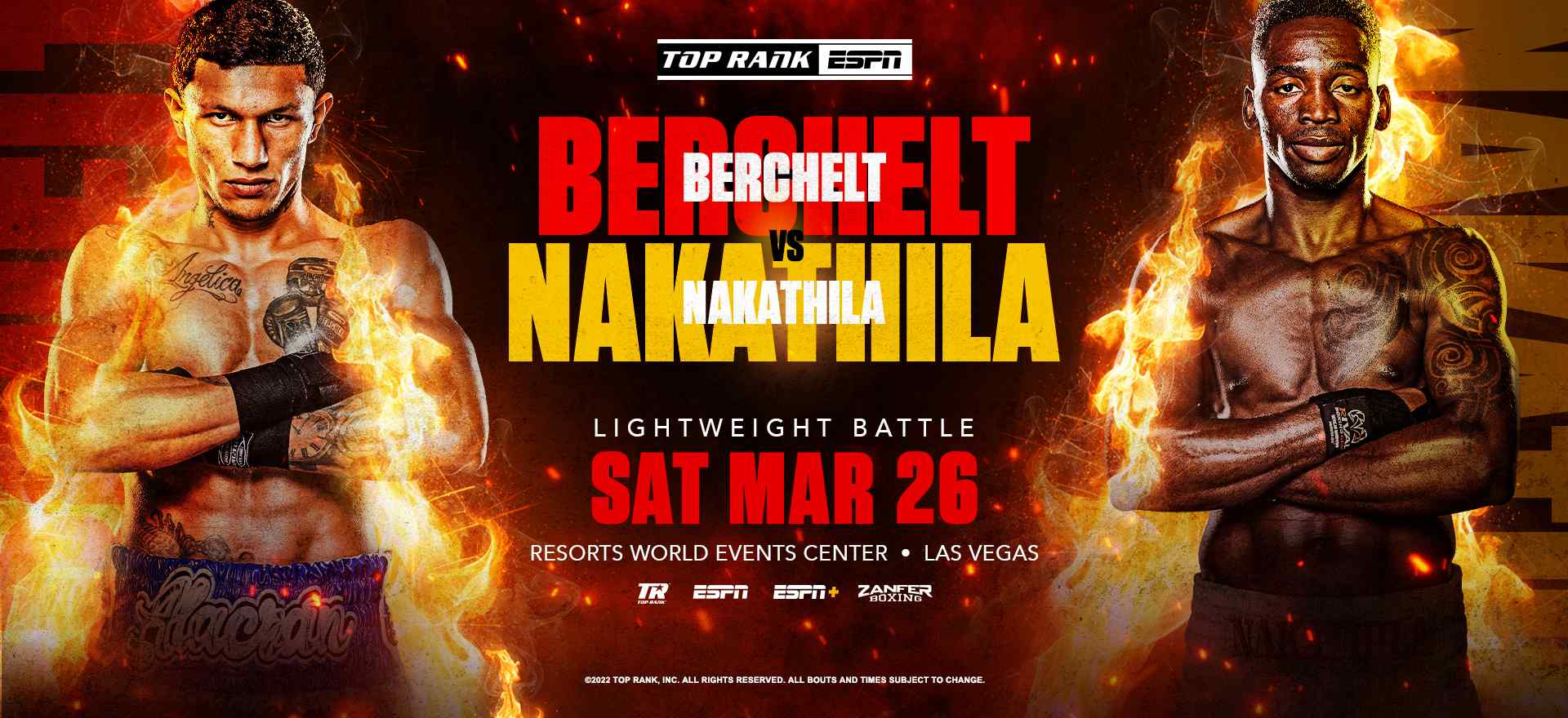 March 26 Miguel BercheltJeremiah Nakathila Lightweight Battle