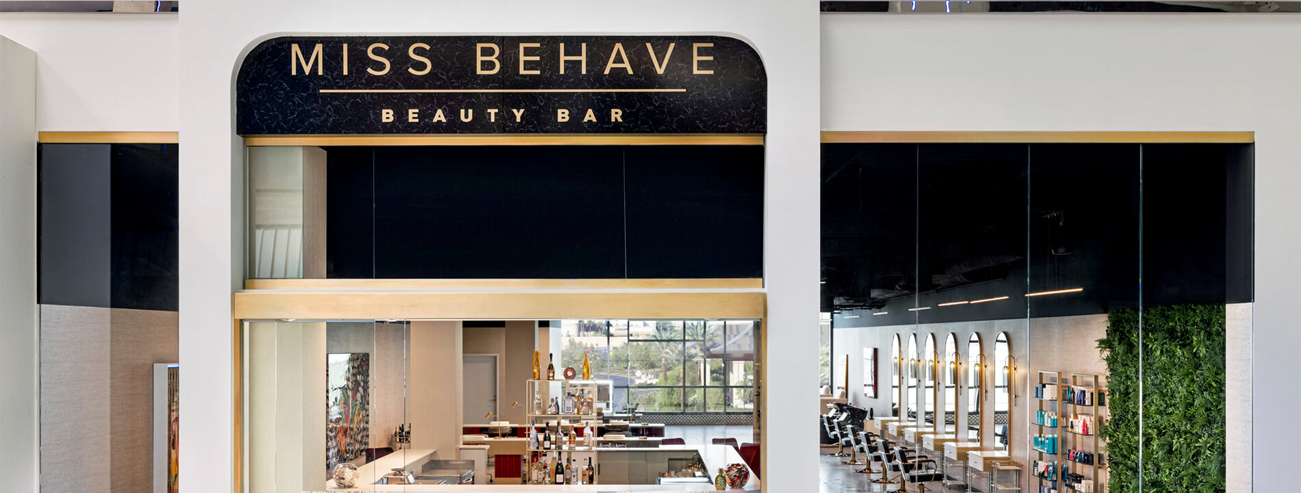Miss Behave Beauty Bar Interior