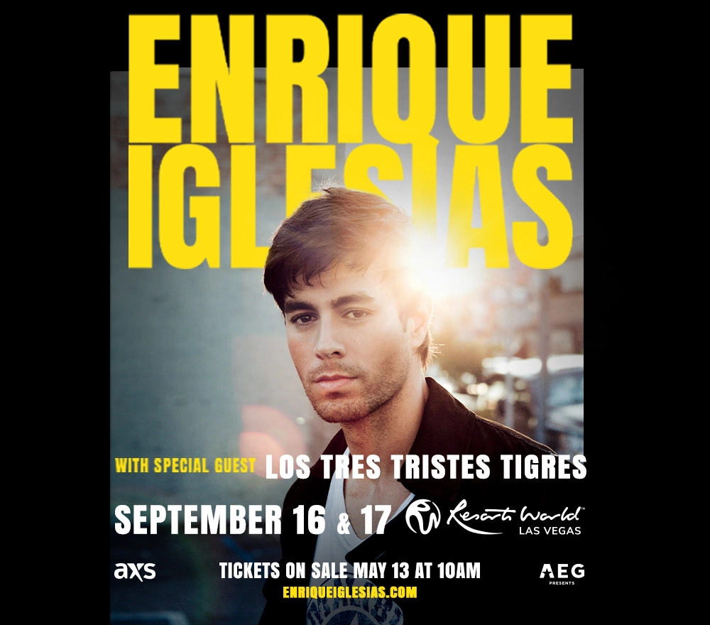 EXCLUSIVE!! Pop music superstar Enrique Iglesias takes to the