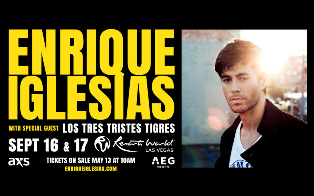 EXCLUSIVE!! Pop music superstar Enrique Iglesias takes to the