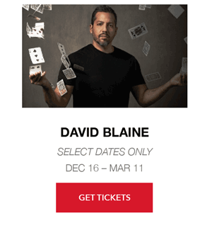 David Blaine - Get Tickets