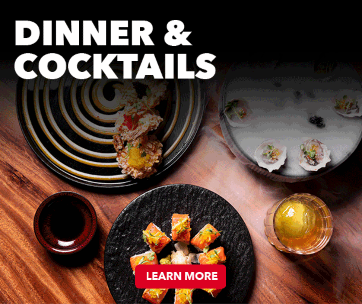 Dinner and cocktails