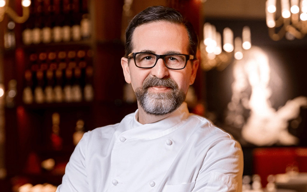 Chef Tal Ronnen with glasses