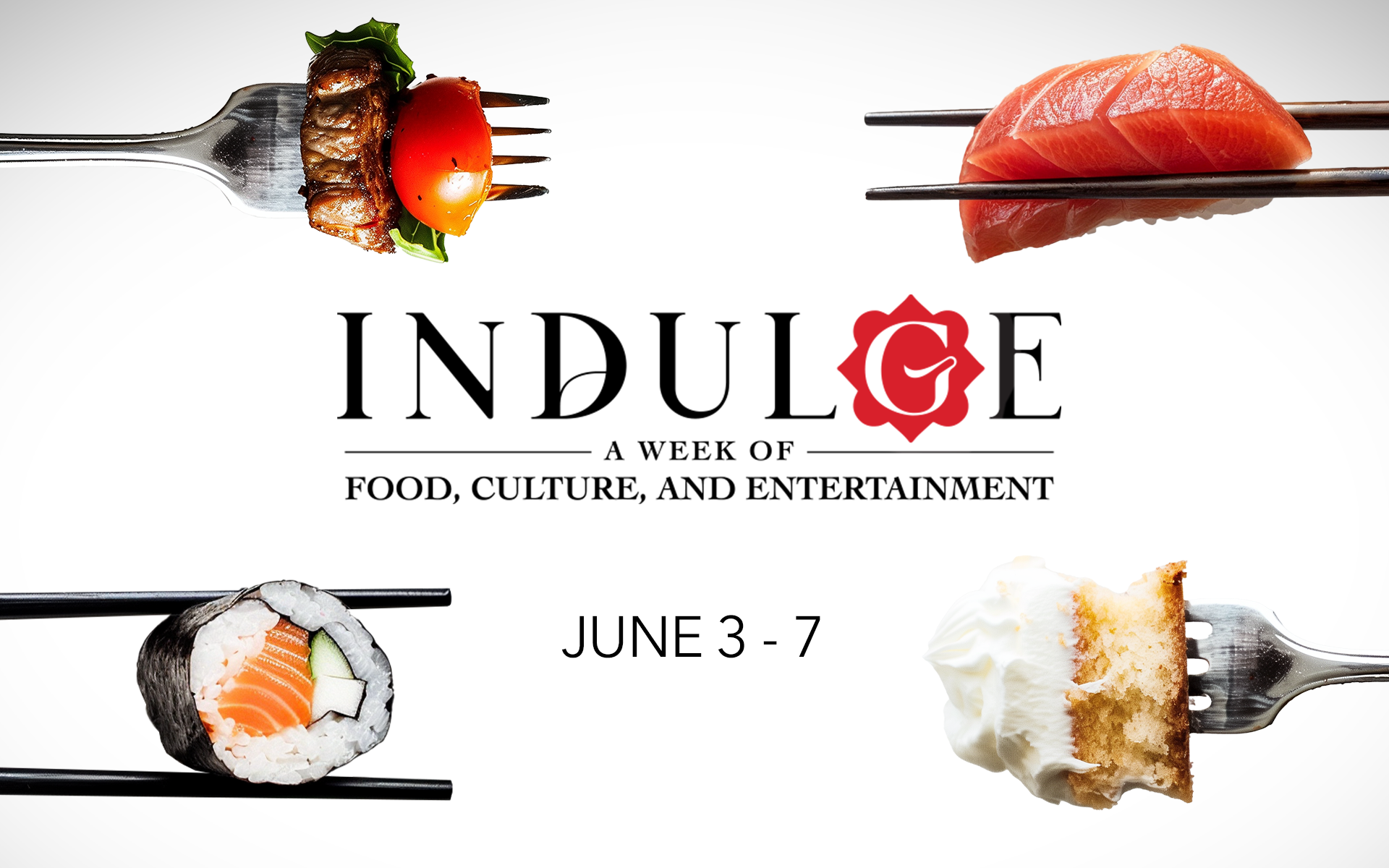 Indulge event logo, a week of the fabolous food in Las Vegas
