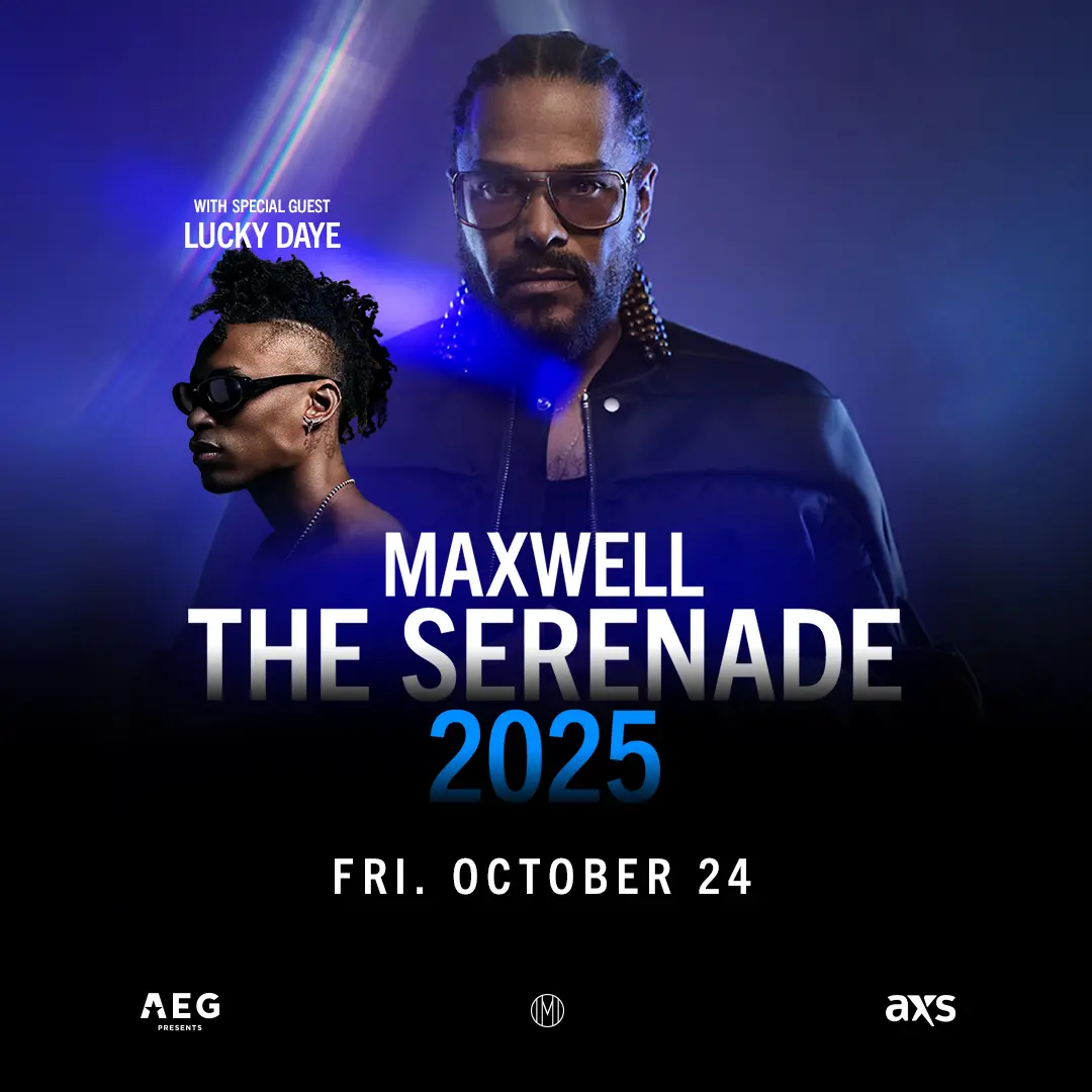 MAXWELL WITH LUCKY DAYE: THE SERENADE 2025 event at Resorts World Theatre on 