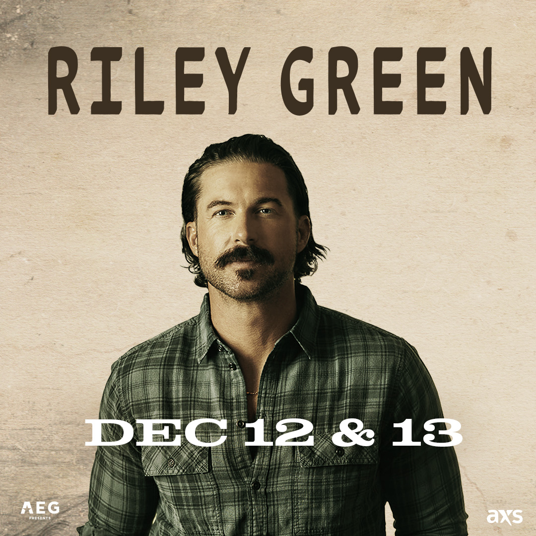 RILEY GREEN:<br>DURING NATIONAL FINALS RODEO Resorts World Theatre