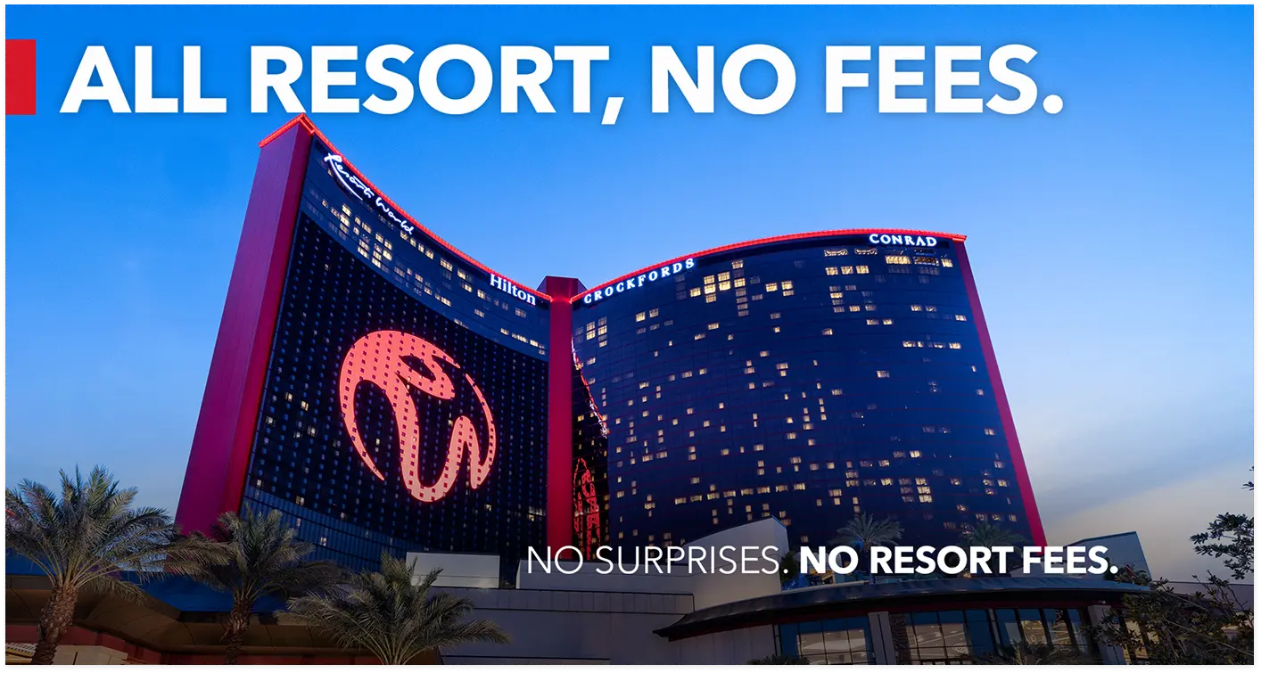 all resort, no fee