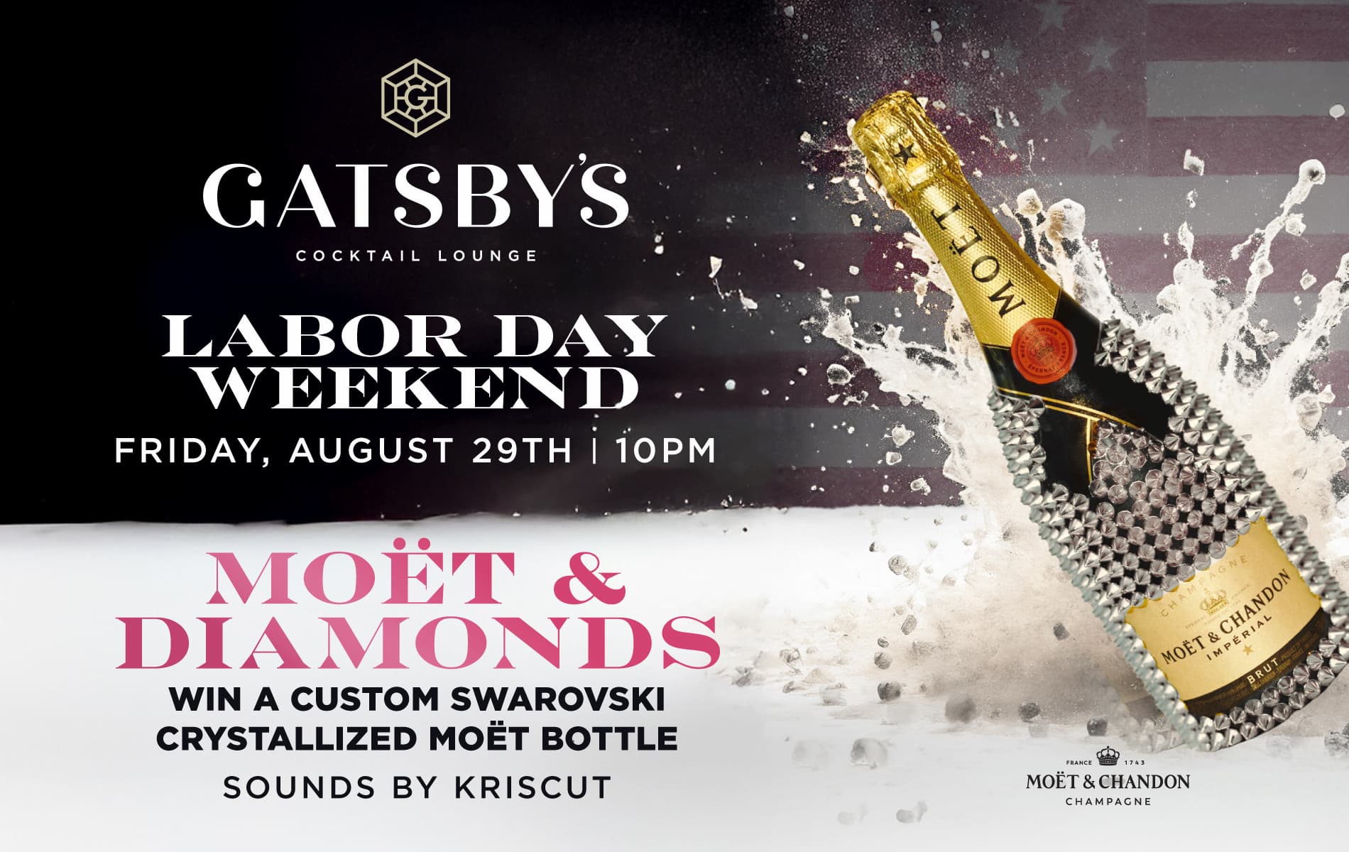Gatsbys Moet Diamonds