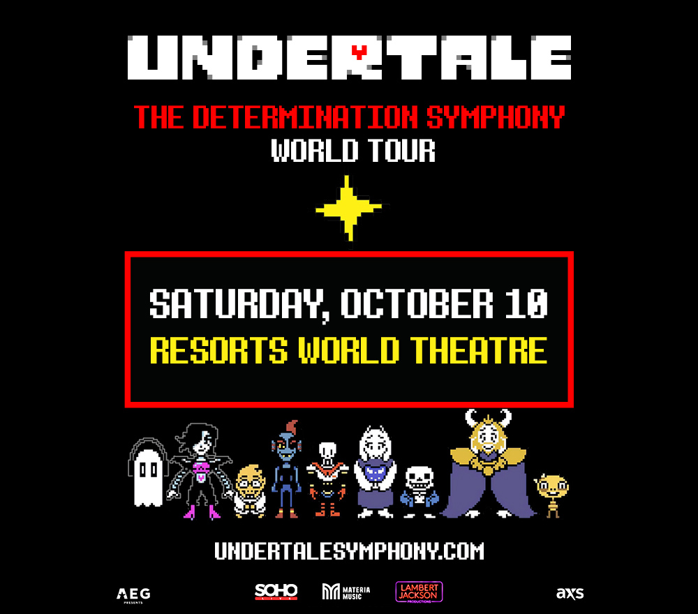 UNDERTALE<br><span>DETERMINATION SYMPHONY WORLD TOUR</span>
