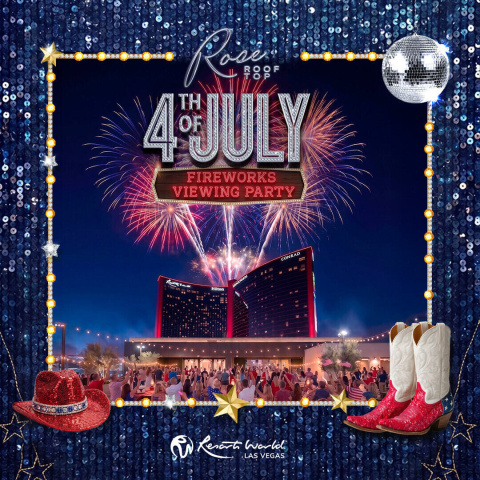 4th of July Fireworks Viewing Party: Boots<br><span>Beats & Skyline Views</span> event at Rose Rooftop on 