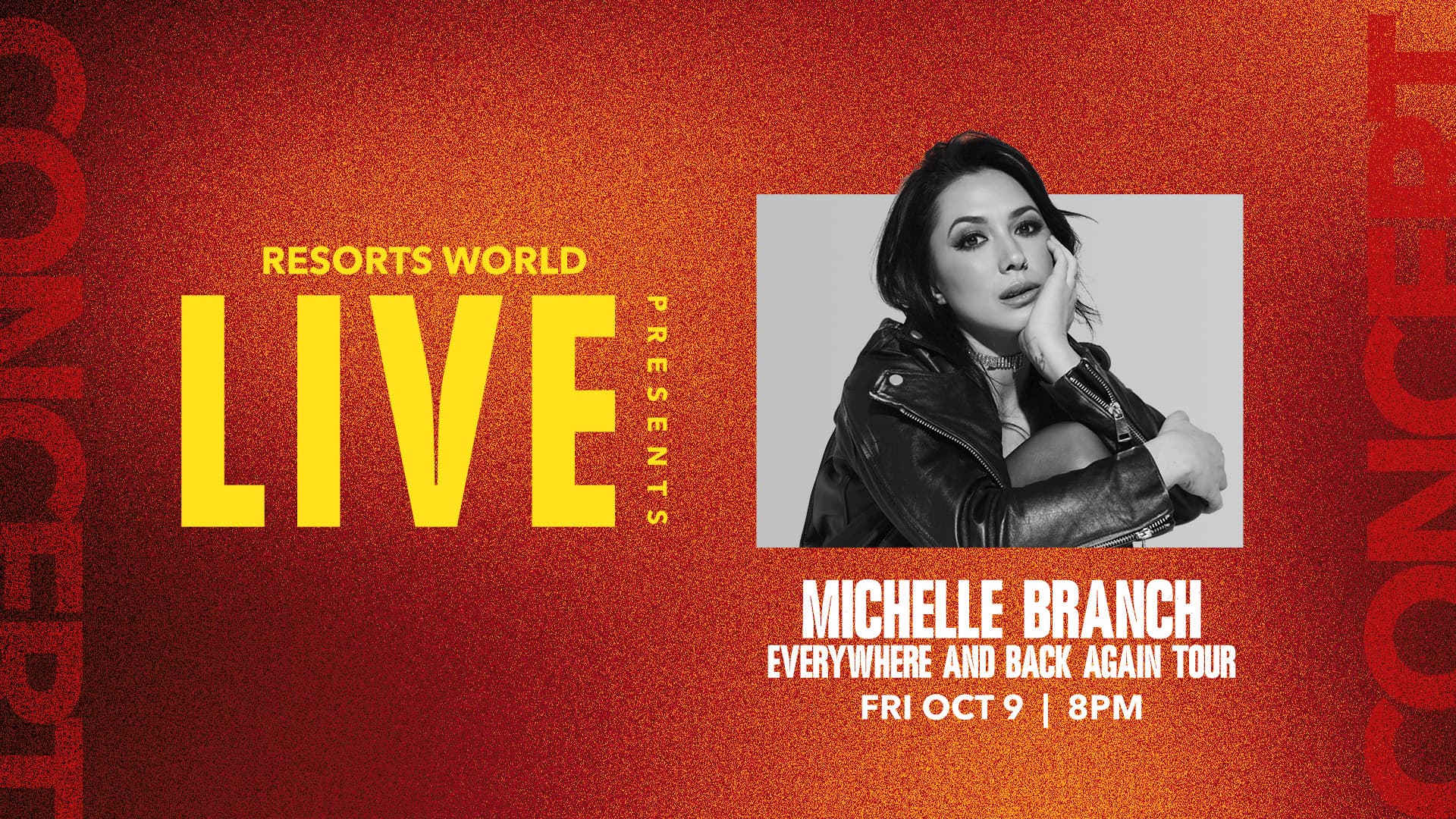 Promotional graphic for Michelle Branch