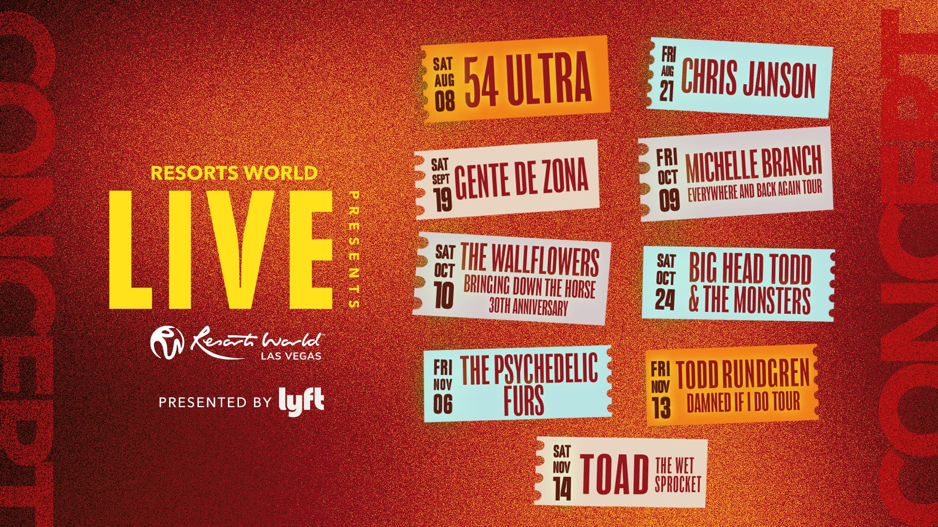 Resorts World Live Summer Concert Series Lineup