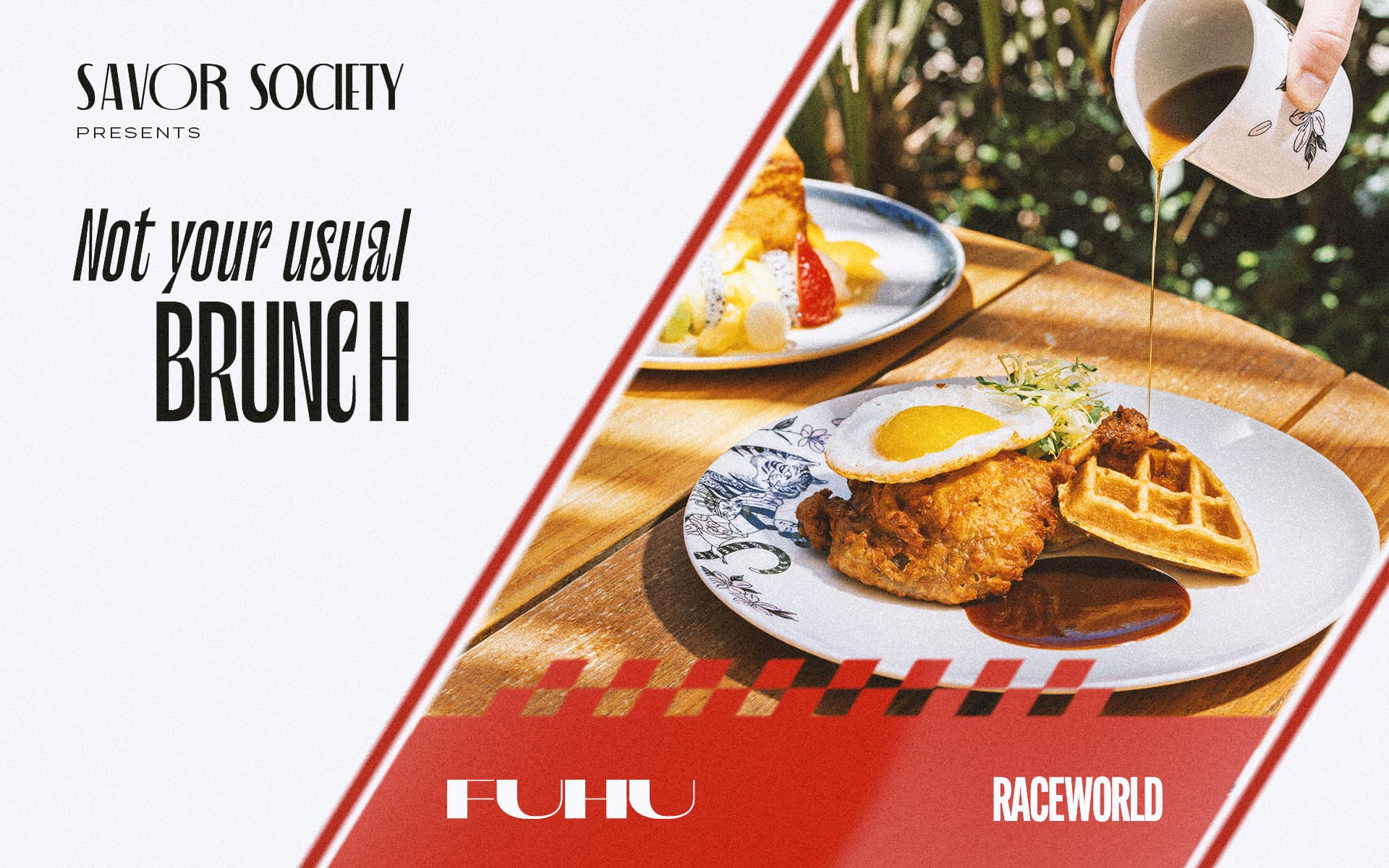 Promotional banner for Savor Society